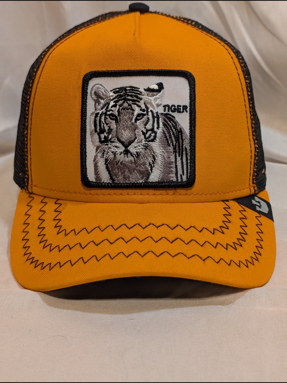 Goorin Bros. Tiger Patch Trucker Hat - Orange